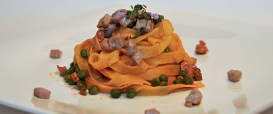 Tagliatelle “Ton e bisi”